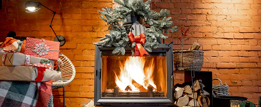 Travis Industries Linear Gas Fireplace Installation in Mount Vernon, Ohio