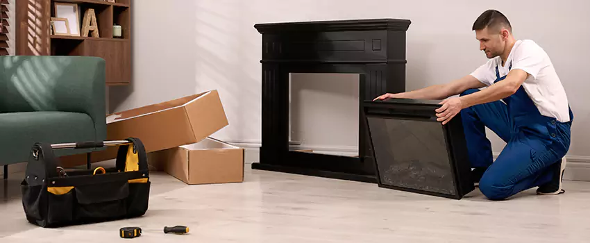 Old Rusted Metal Fireplace Repair And Replacement in Mount Vernon, OH